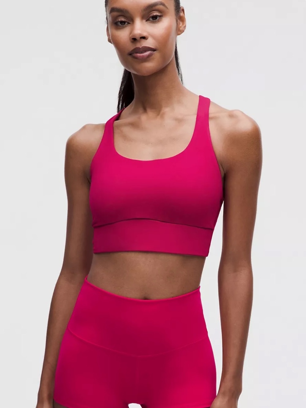 Lululemon Energy Longline Bra Cassis (Maroon) 8